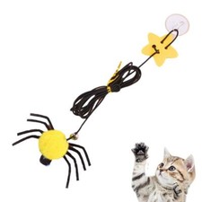 Retractable Hanging Interactive Cat Teaser Toy Cats Kitten Play Spide N6D1 F1A5