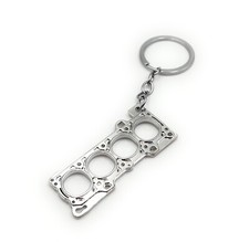 Uszczelka głowicy cylindrów technika silnik samochód srebrny brelok wisiorek srebrny