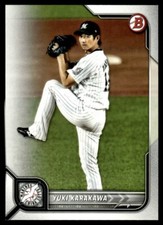 2022 Bowman NPB Nippon Professional Baseball #126 Yuki Karakawa