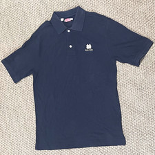 Notre Dame Mens Blue Cutter  Buck Polo Shirt Fighting Irish Size Large