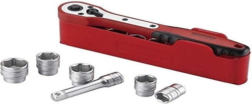 Teng Tools M31413N1 Ratchet Socket Extension Bar Set 1/4''D Compact Storage - Picture 7 of 8