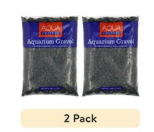 5 Lb Bag Aquarium Fish Tank Gravel Substrate Rocks, Black ( 2 PACK )