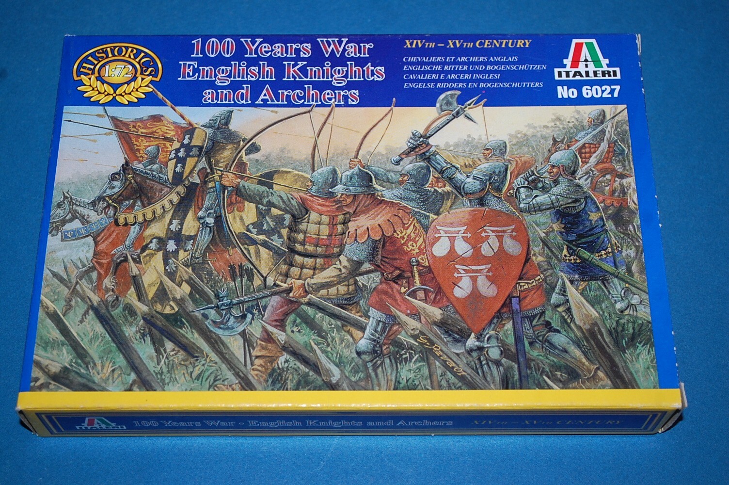 Italeri 6027 - 100 Years War English Knights and Archers  scala 1/72