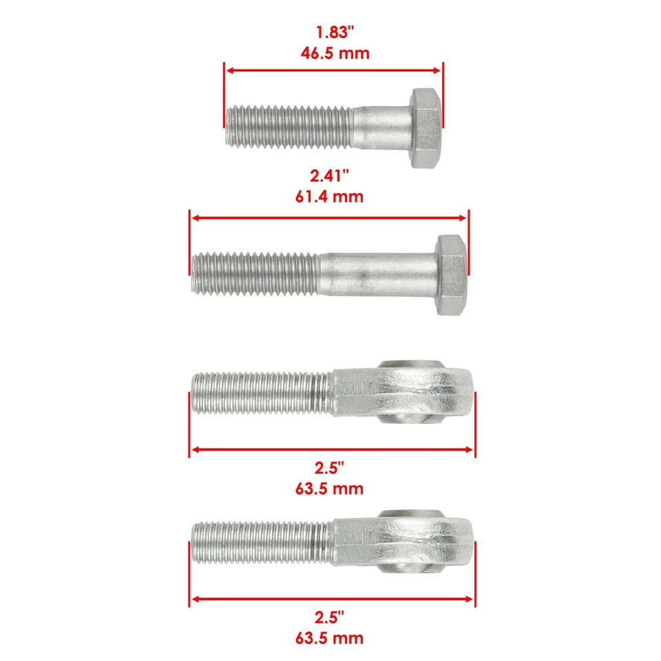 2 Steering Tie Rod w/ Tie Rod End for Ski-Doo Freeride 800R 137 146 154 2012-17 - Image 3 of 4