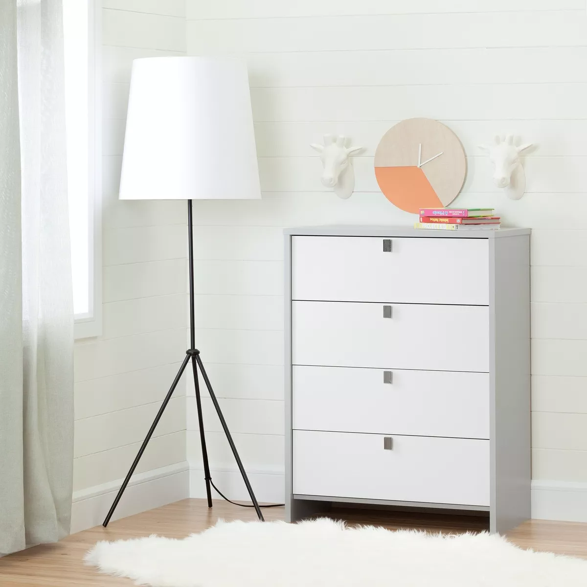South shore 2024 4 drawer dresser