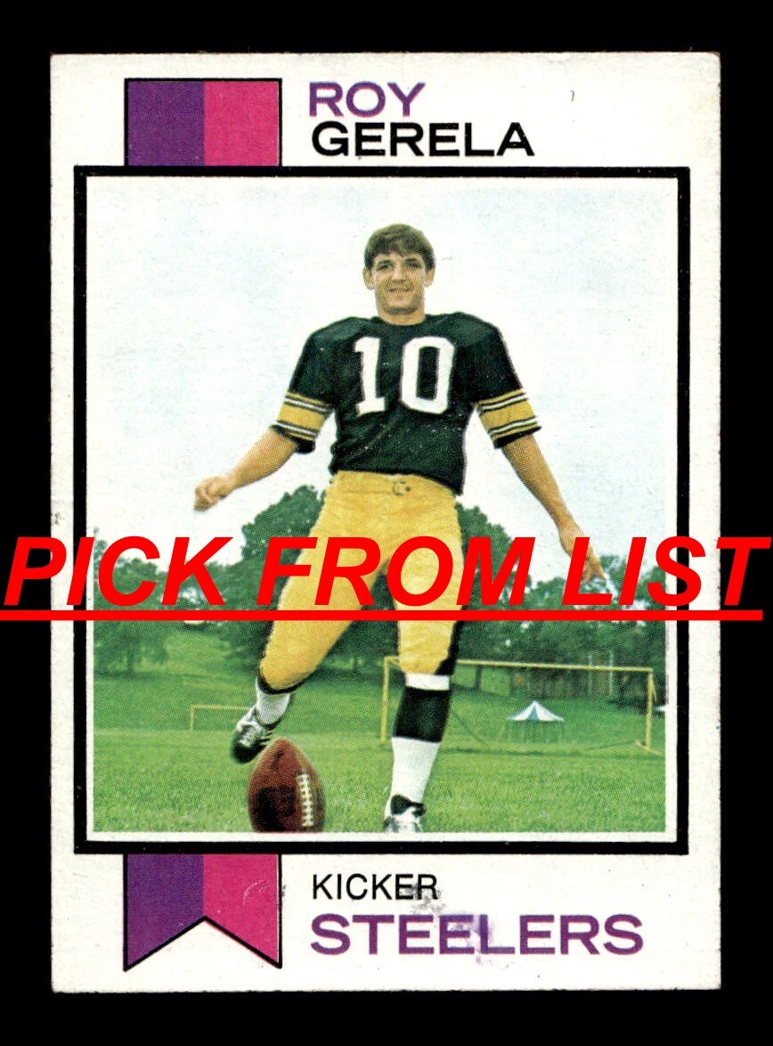 1973 Topps Football 4-259 EX/EX-MT Pick From List All PICTURED | eBay
