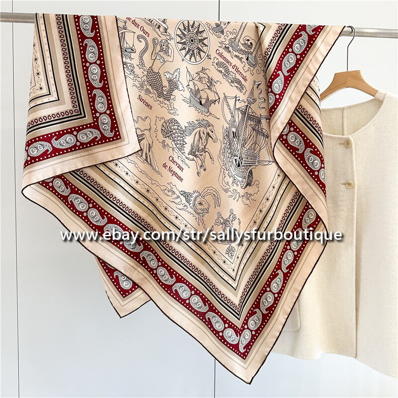 Sciarpa scialle doppio viso stampa cavalli stola Sallys 70