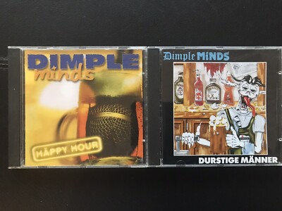 2 CDs :   DIMPLE  MINDS   -  Happy Hour   +  Durstige Männer ,Rock , Heavy Metal
