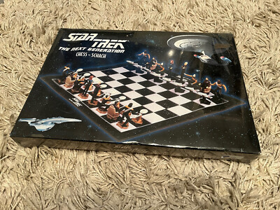 1999 Star Trek The Next Generation Chess Schach Set Neu in OVP Alternate Cover Rare