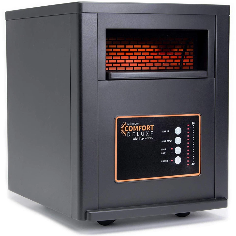 Comfort Deluxe 1500 Classic Copper PTC Infrared Heater - Image 3 of 4