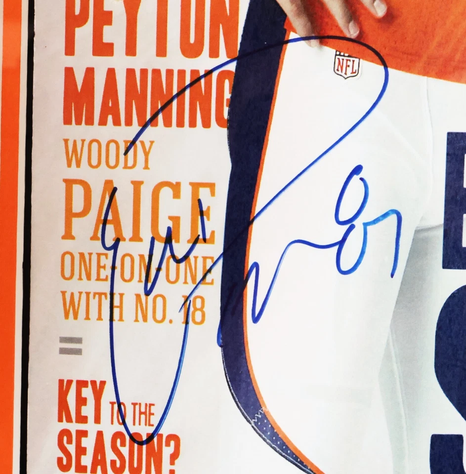 Foto de portada ampliada de Mile High Sports autografiada por Eric Decker/Demaryius Thomas Foto 2 de 3