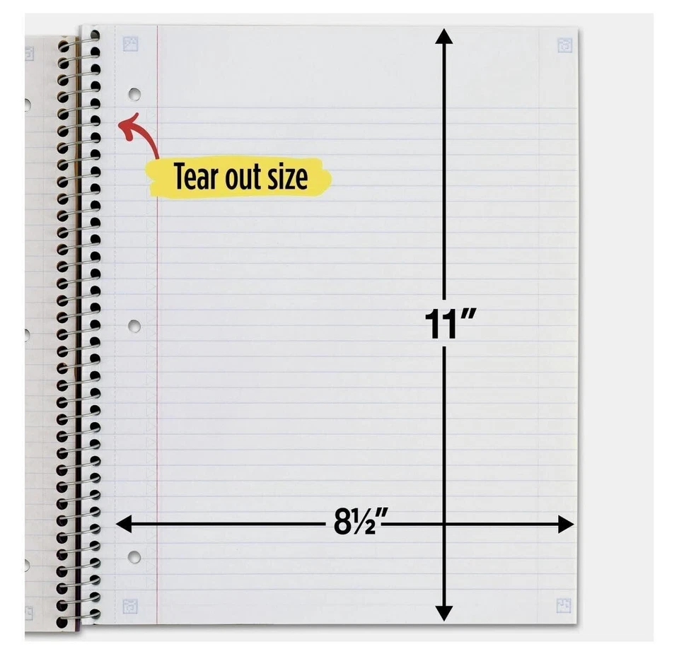 Five Star Wirebound College Ruled Notebook 3 Subject 150 Pages. Green Blck Color Foto 4 de 4