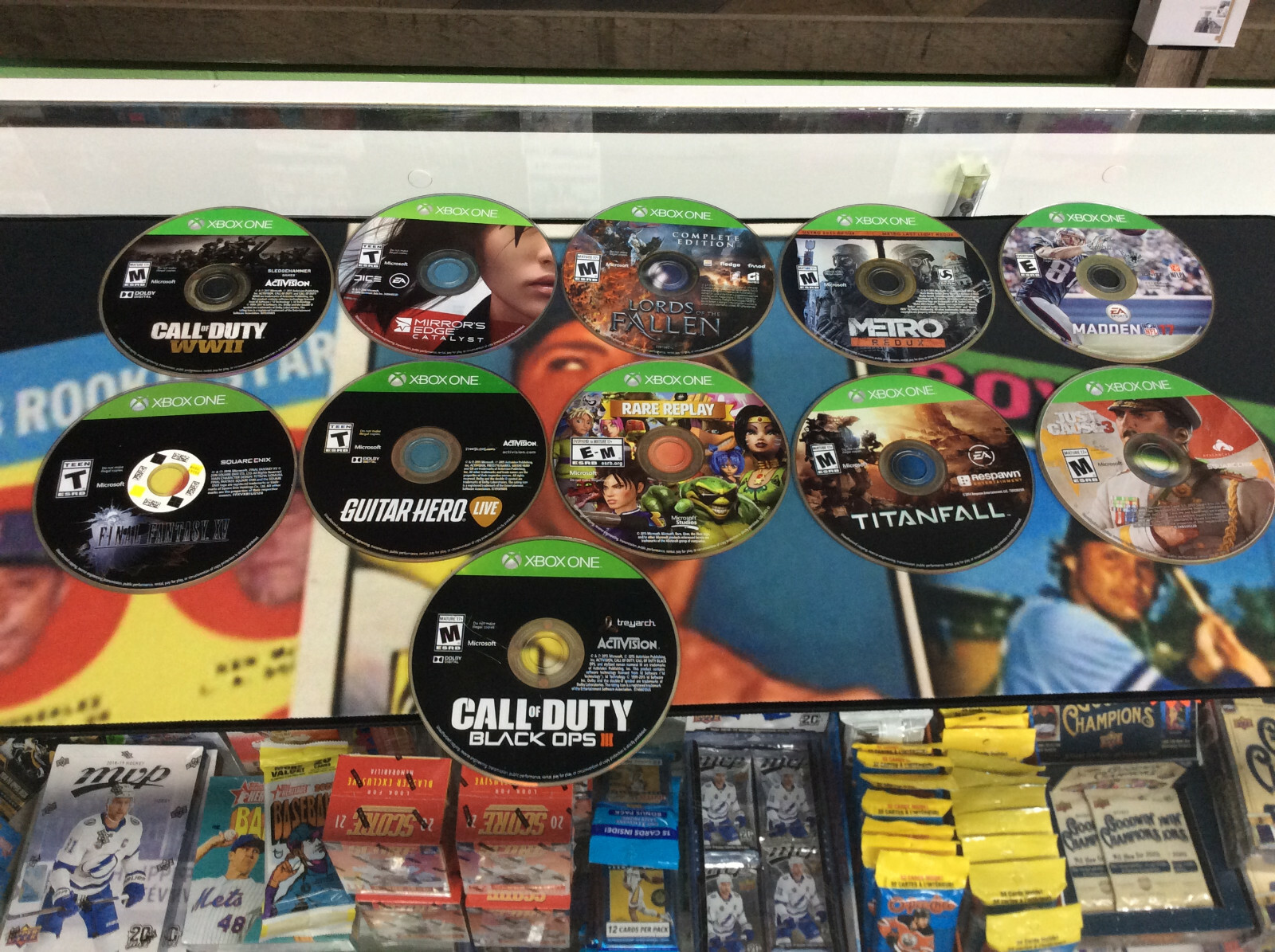 Microsoft Xbox One Disc Only Game Lot Of 11 COD Just Cause Metro Rare ...