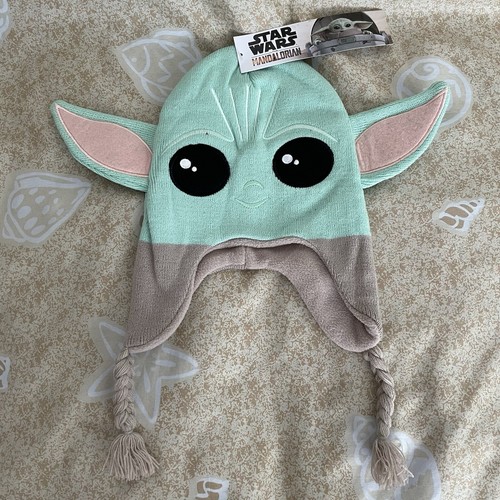Kids Star Wars Baby Yoda Grogu Beanie Hat