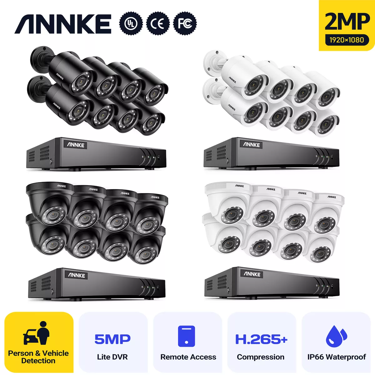 Annke 8ch best sale 1080p