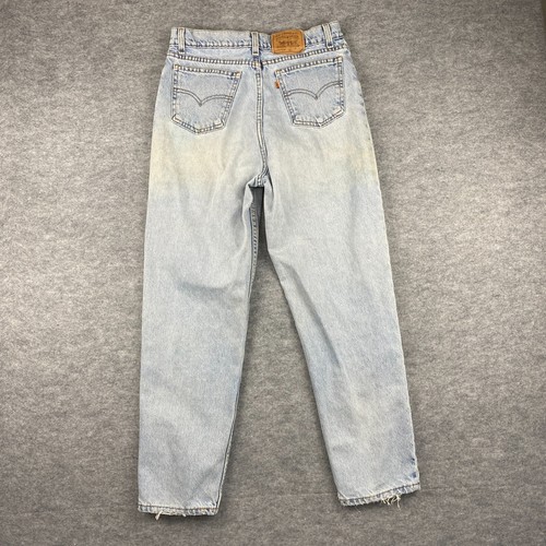 VTG 90s Levi’s 31950-0234 Orange Tab Blue Jeans 18 1/2 Husky Boys 29x28 - Picture 10 of 14