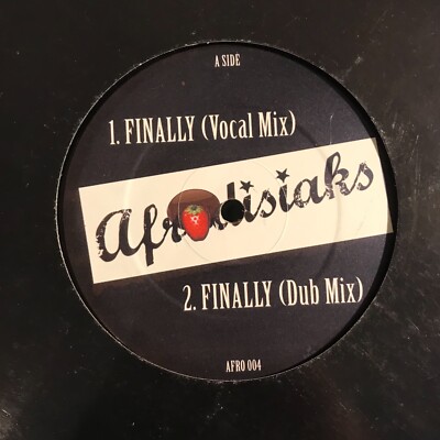 Ciara Cruz - Finally 12  Vinyl UK Garage House Wookie Afrodiziaks 2007 Trip Hop