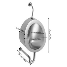 Urinal Sensor Urinals Intelligent Flushing Male Toilet Stainless