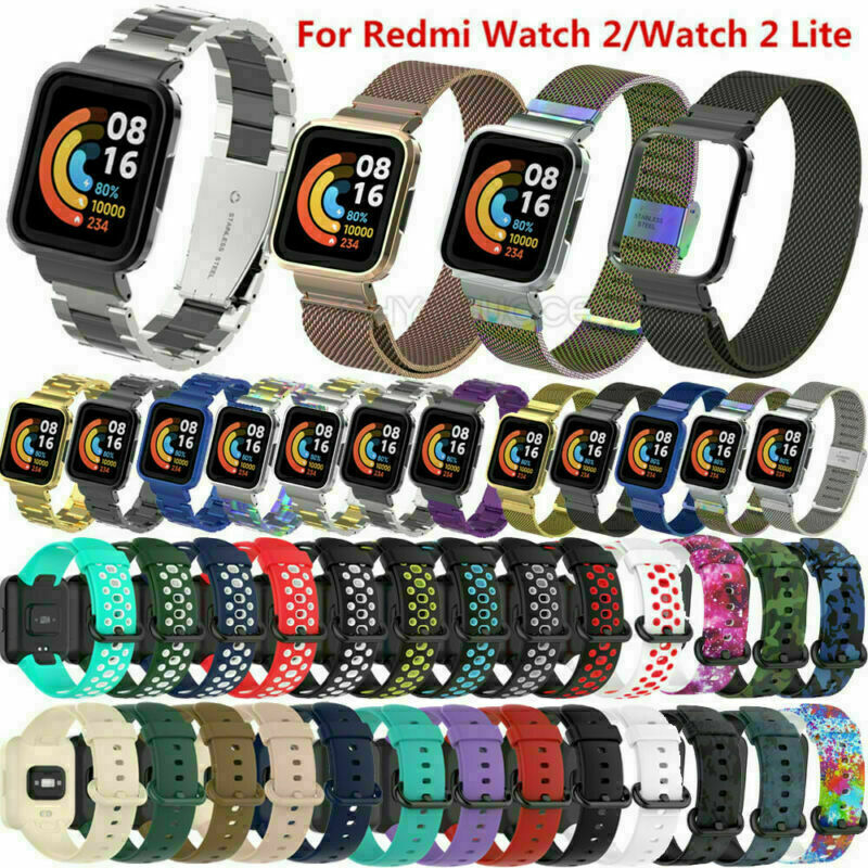 Ersatz-Smartwatch-Armband Für Xiaomi Redmi Watch 2 & 2 Lite - Silikon, Wasserdicht, 10 Farben