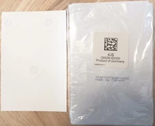 30 Sheets of 5 X 7 Glossy Photo Paper From Larger Package HP Branded On Back