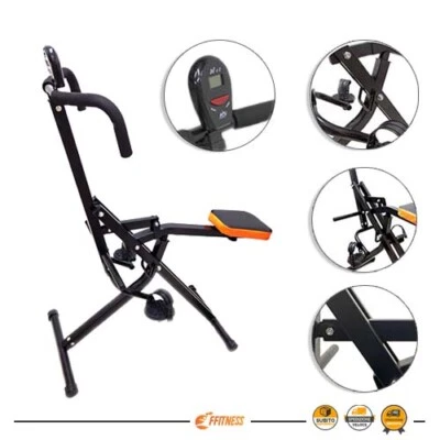 ATTREZZO PER ADDOMINALI TOTAL BODY FITNESS PRO POWER CRUNCH PUMP PETTORALI ABS