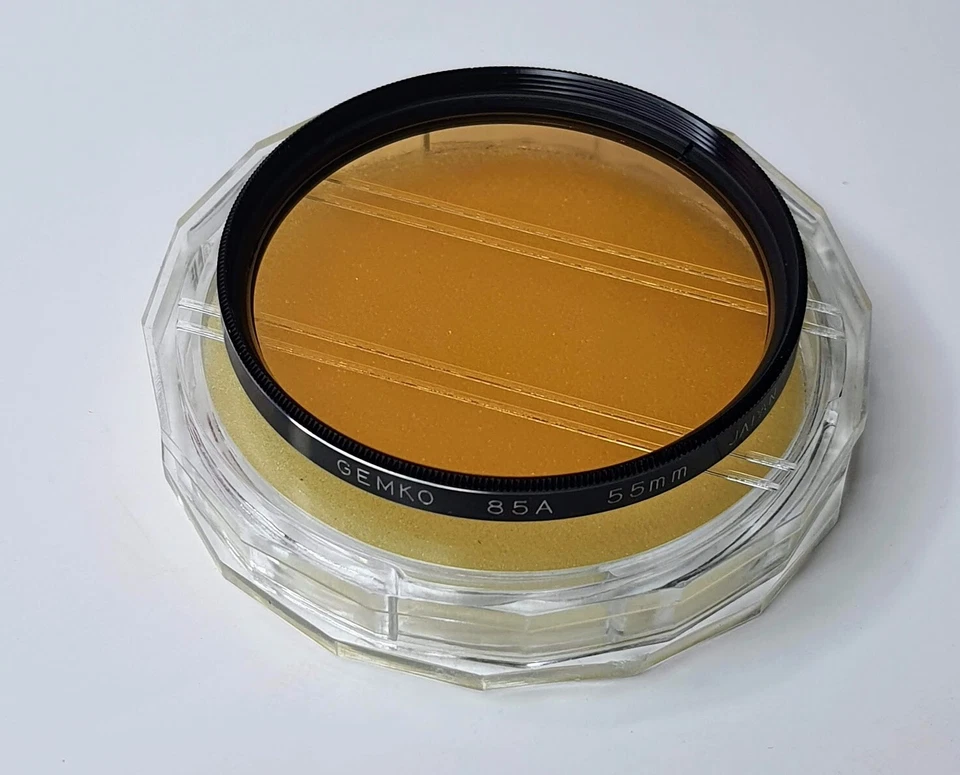 Genuine GEMKO 55mm 85A 85-A 85 A Color Conversion Glass Lens Filter Japan 55 mm - Image 2 of 4