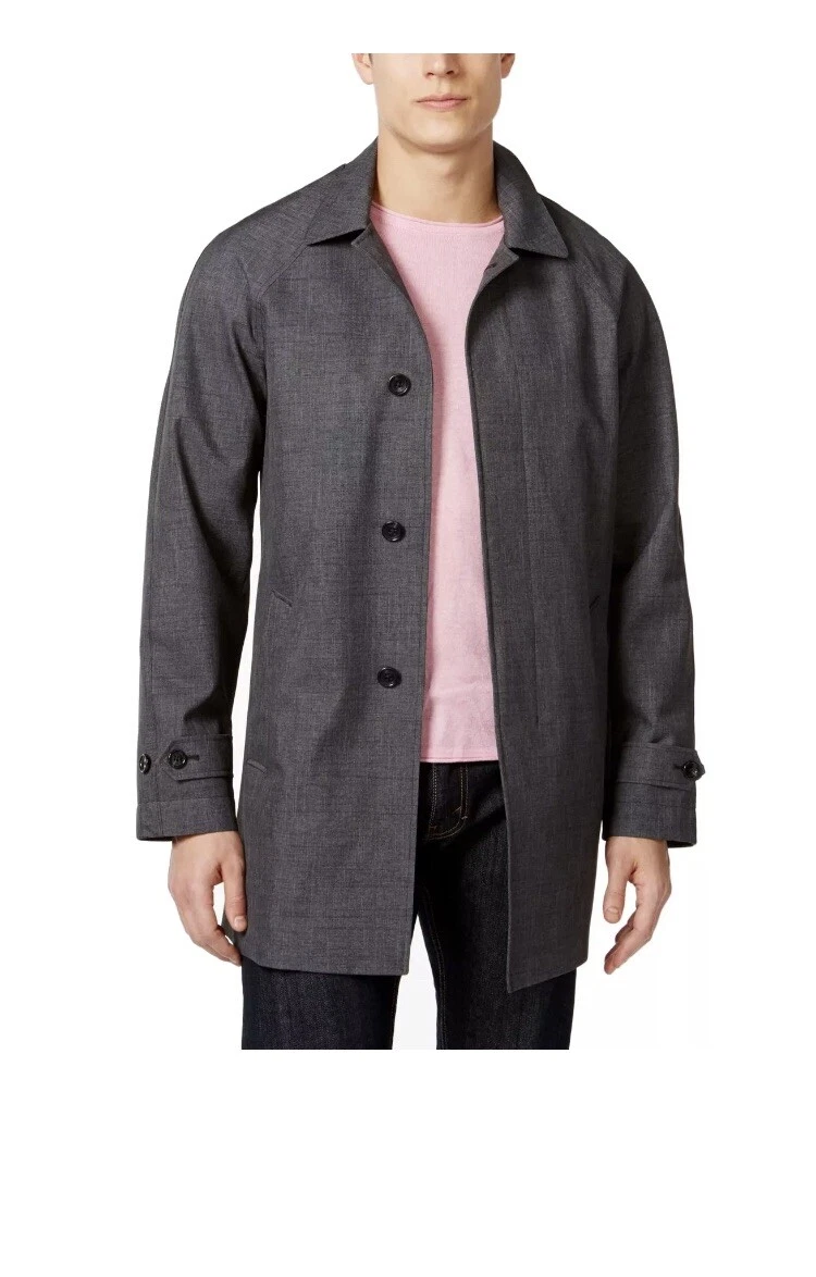 Slim fit rain best sale coat