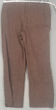 Kasper Essential Sportswear Womens Tweed Brown Flat Dress Pants Front Size 12P