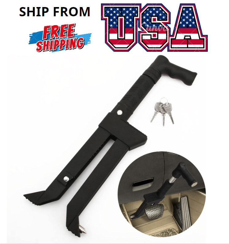 Brake Pedal Lock Anti Theft Car Device Brake Clutch Lock Universal Car