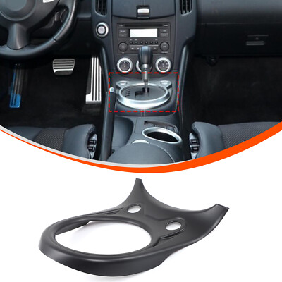 ABS Matte Black Gear Shifter Surround Cover For Nissan 370Z Manual 2009-2020