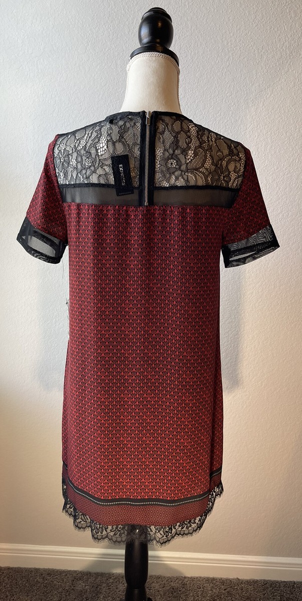 chinese dress ladies Just Me Ruffle Sleeve Lace Sheath Dress main image 0