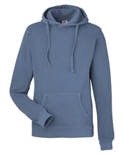 J America Unisex Pigment Dyed Fleece Hooded Sweatshirt - 8730JA