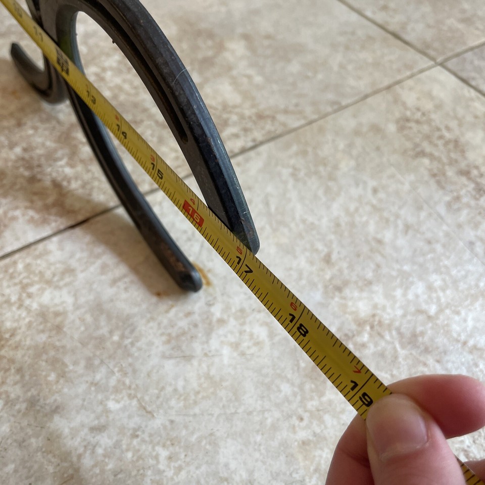 Handmade Horseshoe Wrought Iron Boot Rack Holds 6 Pair Boots Michigan ...