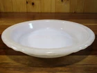LARGE VINTAGE PYREX OVENWARE MILK GLASS PIE FLAN QUICHE BAKING DISH