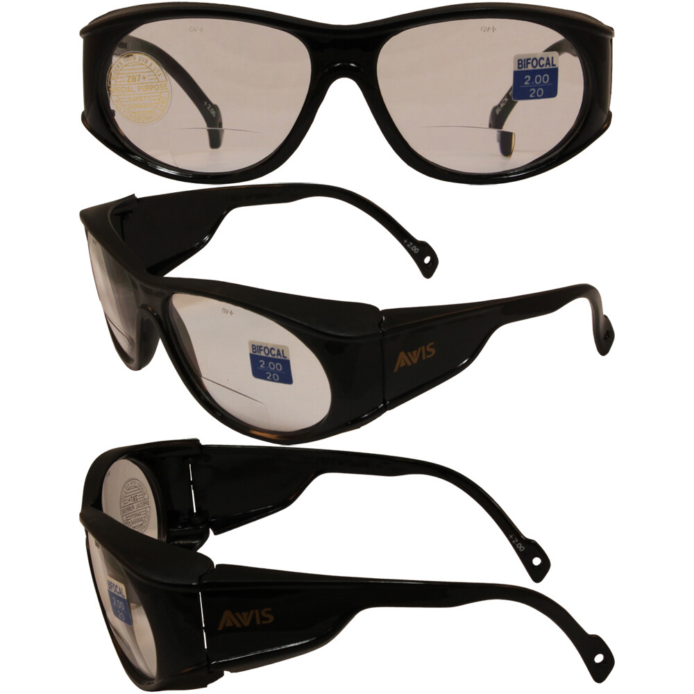 12 PAIRS BIFOCAL ANSI HIGH IMPACT APPROVED SAFETY