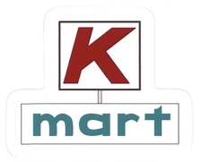 Kmart Logo Sticker (Reproduction)