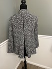 Michael Tyler Women’s Jacket Asymmetrical Black Button Closure 3/4 Sleeve Sz:M — photo 2
