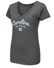 NEW Colosseum Athletics Women's North Carolina Team Font Arch T-Shirt Large