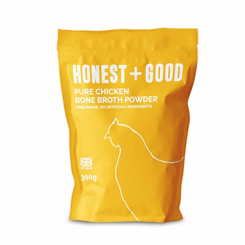 HONEST + GOOD BONE BROTH POWDER - CHICKEN | 300g | UK Farm | 100% Natural | FREE RANGE