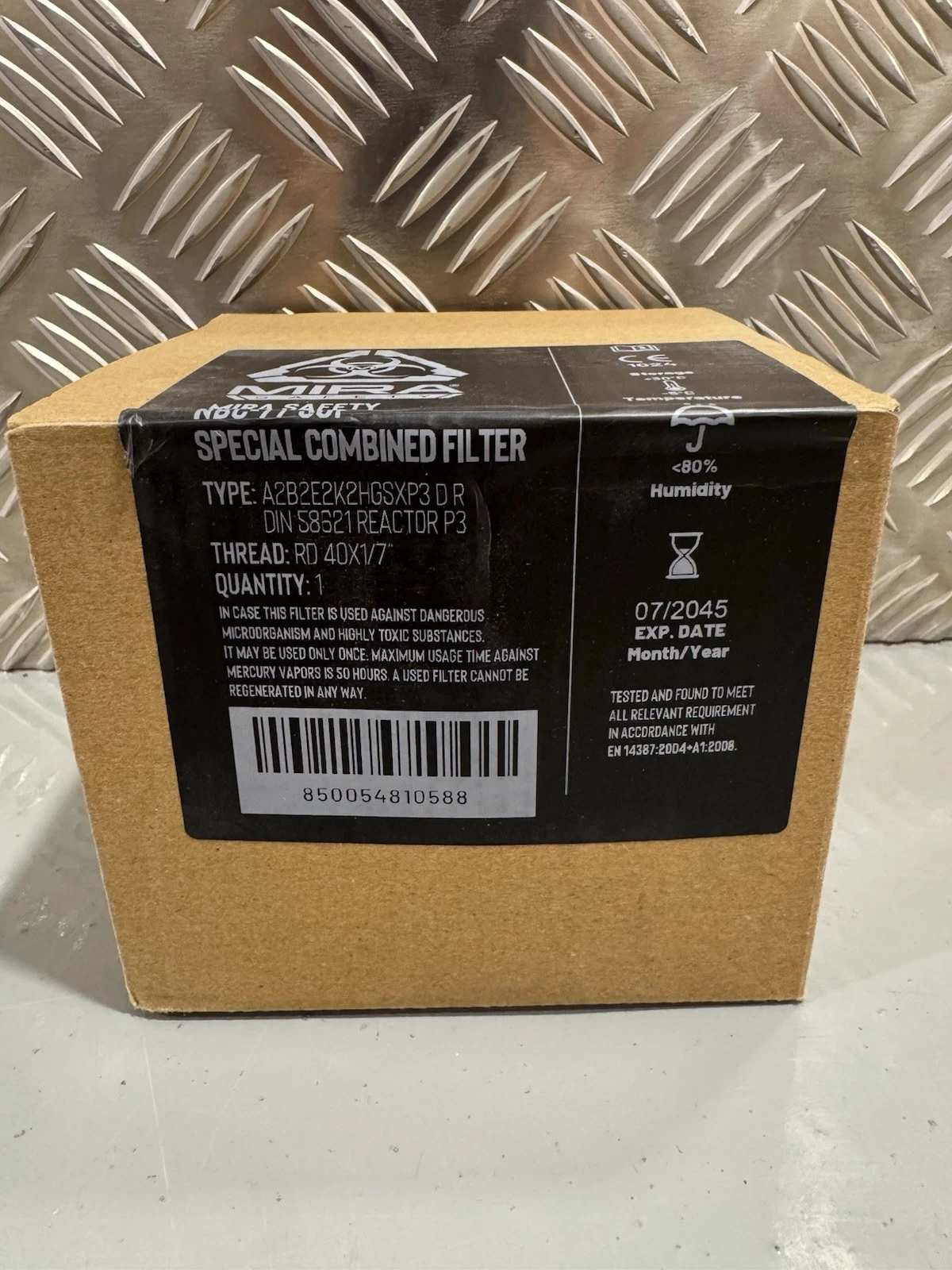 MIRA Safety NBC-77 SOF CBRN 40mm Filter Special Combined Filter Brand New 3