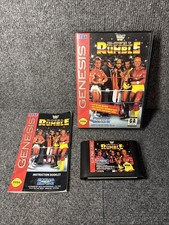 WWF Royal Rumble Sega Genesis Sega, 1993 CIB With Manual Tested