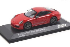 Minichamps 1/43 Porsche 911 991 II Carrera T Red Gray Wheels Limited Edition 100
