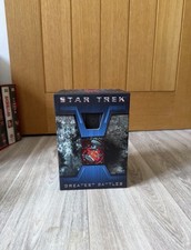 Star Trek Greatest Battles  VHS Box Set - 4 Tapes - Limited Edition Light Up Box