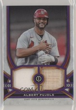 2023 Topps Tribute Dual Relics Purple 30/50 Albert Pujols #DR-AP c8a