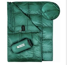Camping Blanket - Waterproof Outdoor Blanket, Packable Lightweight, Warm Puffy