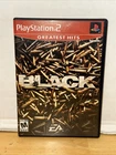 Black (Sony PlayStation 2, 2006) Complete Tested