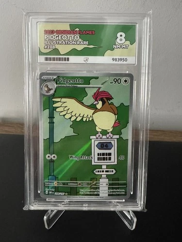 Pokemon TCG Obsidian Flames Pidgeotto 208/197 Illustration Rare ACE 8
