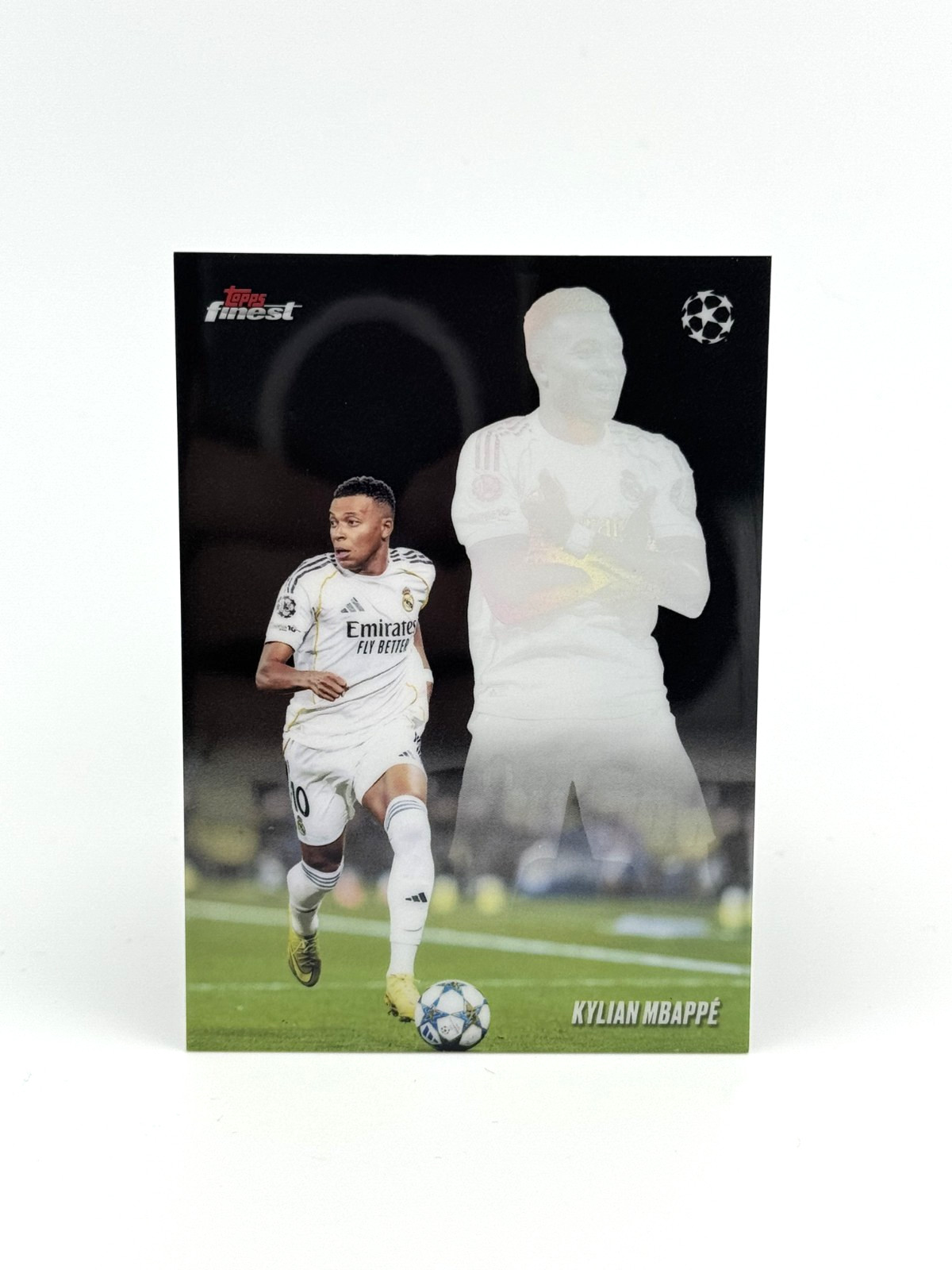 2025-26 Topps Finest UEFA Club Competitions Kylian Mbappé  SSP Shadow Play