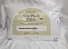 Firm Stay Plush Bed Pillow  20in X 28in Standard/Queen-Threshold