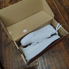 Vans Off The Wall Checkerboard Ward White On White Sneakers New In Box Size 5